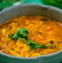 Cabbage Black eyed Bean Soup Recipe